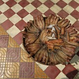 Drying Fish  Drying fish in the streets of Battambang - in Asia everything is dried in front of the hous on the sidewalk: laundry, fish, fuit - you name it.