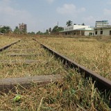 Battambang Train Station  Shutdown train station in Battambang.