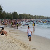 Serendipity Beach  Serendipity beach in Sihanoukville. Not a good idea to come here during Chinses new year, as the beach - and town - was spilled with chinese families.