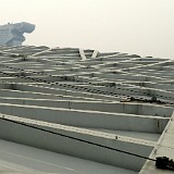 IBM on the Horizon  From the top of the birds nest I could see the IBM building - a shy reminder of my job waiting for me in just a few weeks from here...