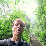 Breathtaking!  It's not just stairs, it's mostly endless and incredibly steep staiirs. So Emei Shan is truly breathtaking!