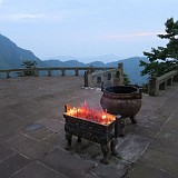 Tranquil Buddhist Lookout  Next morining, the Elephant Bathing Pool monastery offered great views and an incredibly tranquil atmosphere, backed with the chant of the monks morning prayers a very solemn experience.
