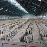 Terracotta Army  The main hall impresses by it's vast size - and the vast amount of visitors squeezing through the walkways