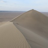 Dunhuang Dunes  The dunes at Dunhuang offer looks into the vast nothingness of the desert planes towards the northesast.
