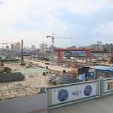 Just Another Construction Site  No matter which chinese city you visit and no matter how big or small, it will seem to be fully under construction. A huge construction site like the one on this foto (this one in Lanzhou) is a common sight, and in Lanzhou there are several of them. It's just part of the experience. But of course it raises some questions, like: who actually pays for all the construction work? Will there be demand for the new buildings and infrastructure? Will there also be money to maintain everything? These questions can hardly be answered - only the future will tell, but it will certainly be interesting to see how things look in a few years. A good reason to plan a next trip!