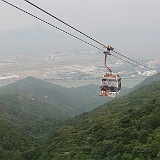 Ngong Ping 360  The cable car tooke me back from the Big Buddha towards the airport, from where my plane back home will take off in just a few hours....