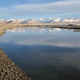 Evening Sun Over Namtso Lake
