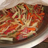 At the Market 1  I still have not tried them, but chicken feet are a popular dish, both in Vietnam and Chine. Doesn't it look just delicious!