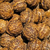 The Mighty Nut  Walnuts are an important product of this region in Yunnan. They not only make for a beautiful present, but have also an important function in chinese culture. Chinese like to rotate them in the palms of their hand, stimulating blood circulation.