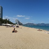 Nha Trang  Nha Trang is Vietnams #1 beach resort and also very popular with russians - so not necessarly the place to go. I mainly went there for scuba diving, which was quite disappointing, but the beach was really nice...