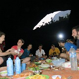 Cave Dinner  Incredibly rich dinner and drinking games with "happy water" (rice wine) in the might hall of Hang En