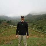 Sapa  Sapa, in Vietnams northern highlands, is supposed to be beatiful. I can not really confirm it, because I have not seen much more than a wall of clouds and lots of rain. Nevertheless, what showed up when the clouds broke up a little, was certainly quite impressive - lush green and every hill turned into rice terraces.
